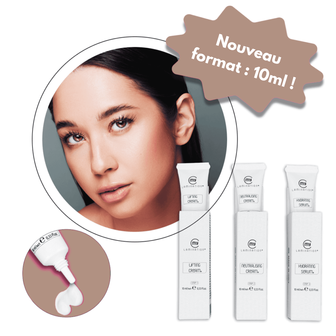 Protocole complet rehaussement de cils professionnel.kit lifting cils format 10ml