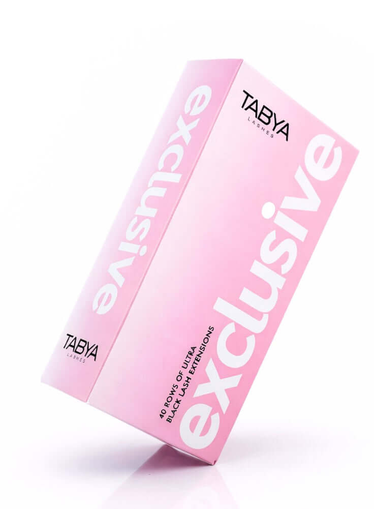 Boite ouverte extensions de cils TABYA EXCLUSIVE D volume professionnel