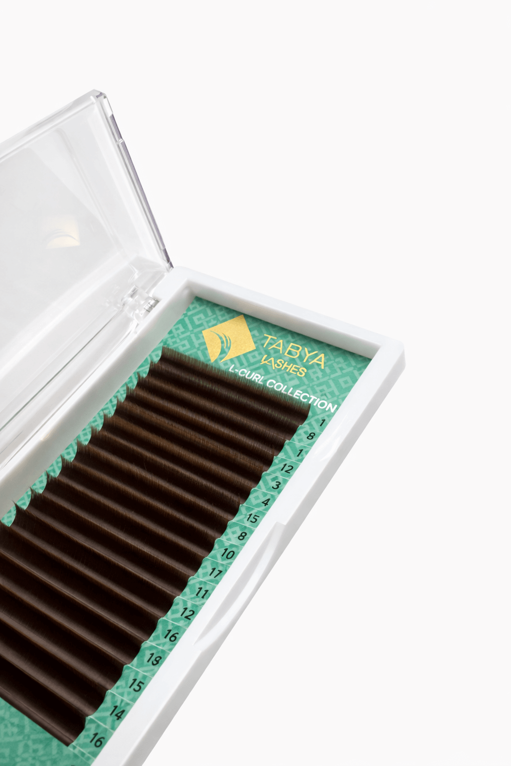 ML 0.05 Mix brown marron . Extensions de Cils TABYA L Collection