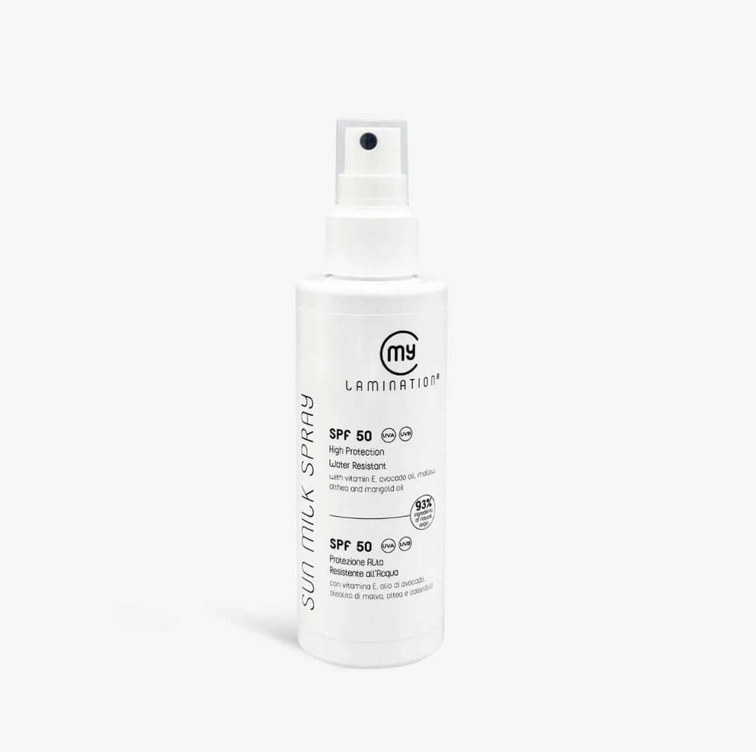 lait solaire SPF50 post lash lift