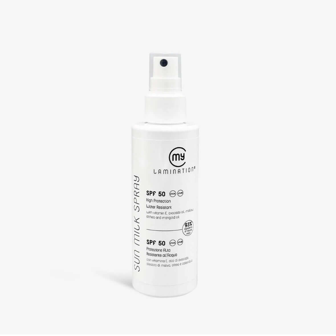 lait solaire SPF50 post lash lift