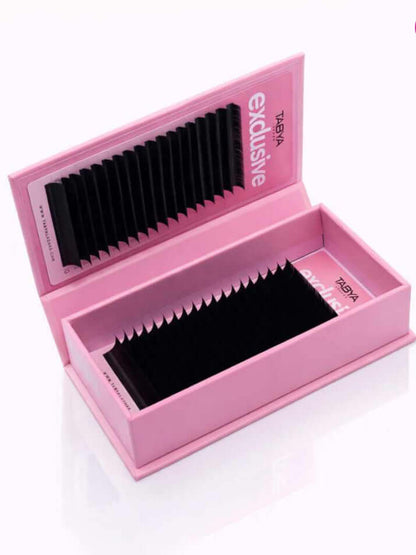 Boite extensions de cils TABYA EXCLUSIVE courbure D 40 rangees