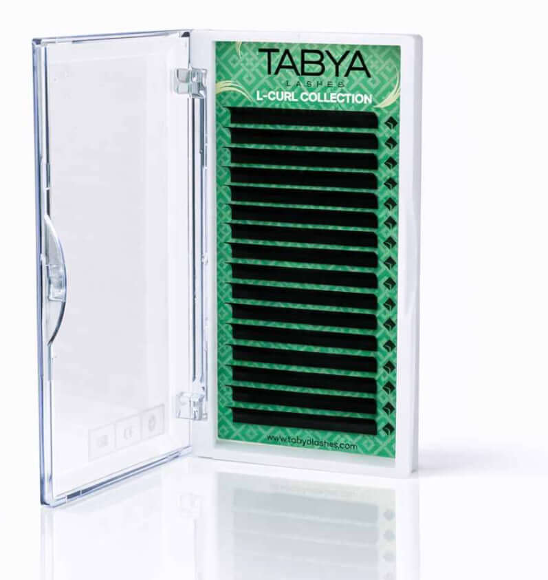 Cils extension courbure L effet eyeliner