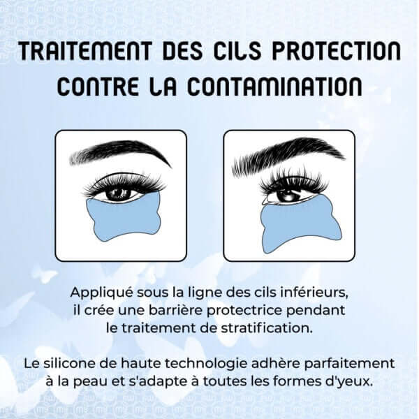 Patch silicone lash lift et rehaussement de cils