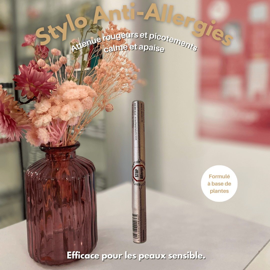 Stylo anti allergie extension de cils apaisant
