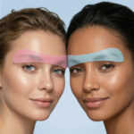 Brow Cover Silicone Réutilisable Bleu – Patch Professionnel pour Brow Lamination