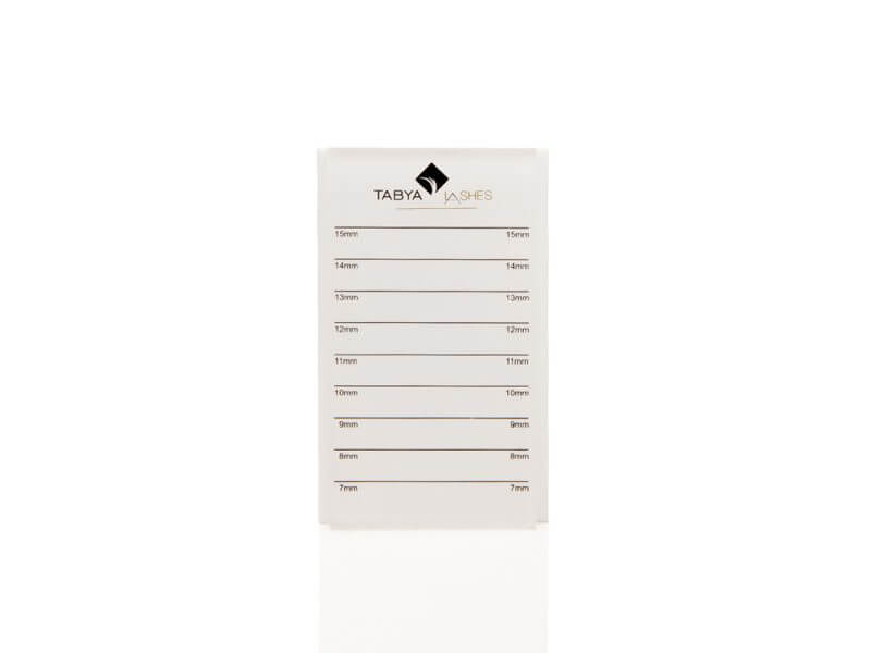 Plaquette extensions de cils Tabya Lashes support professionnel. Plaquette pour les Extensions de Cils